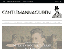 Tablet Screenshot of gentlemannaguiden.com